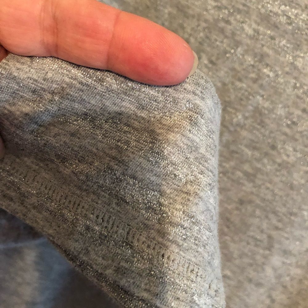 Talbots Silver & Gray LS Top 3X - Picture 3 of 7